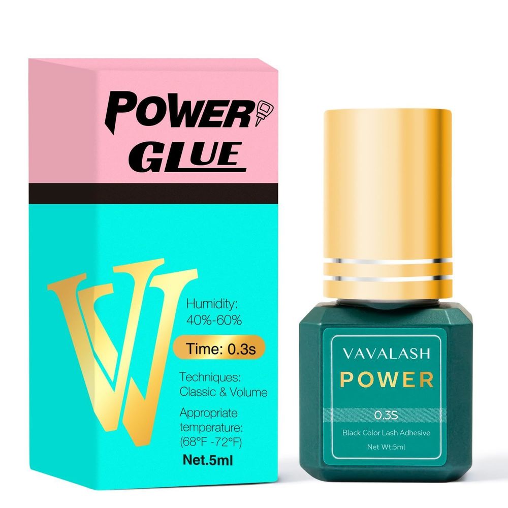 Eyelash Extension Glue – Pro Black Bond, 0.3s Fast Dry, 9 Week Max Hold